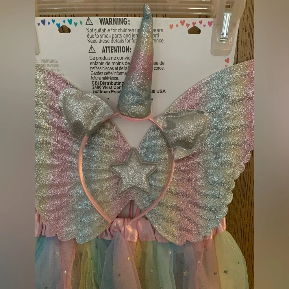 Claire’s New Rainbow Fairy Costume with Wings